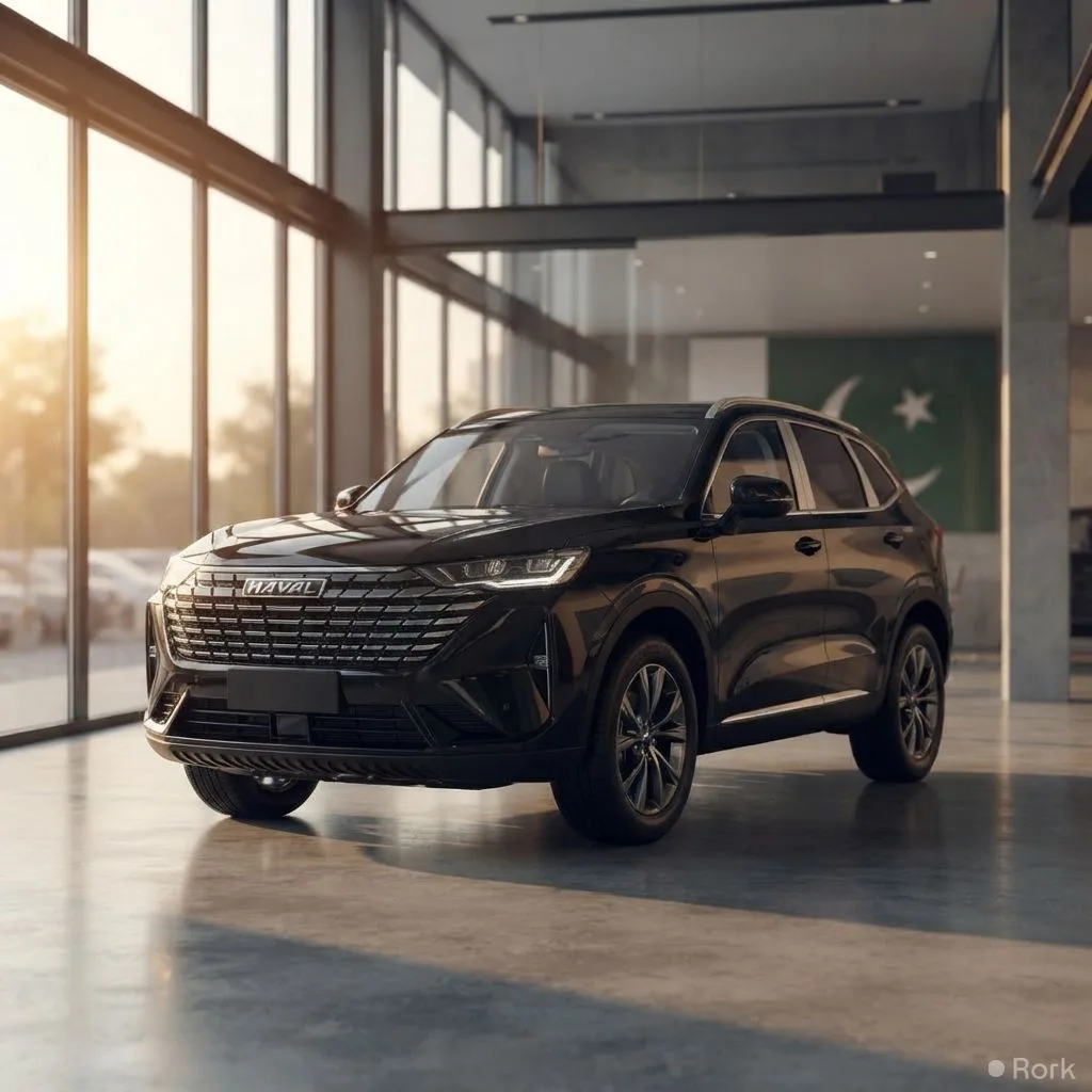 AI-generated illustration: GWM Pakistan Opens Bookings for Haval H6 PHEV at Rs 10,849,000