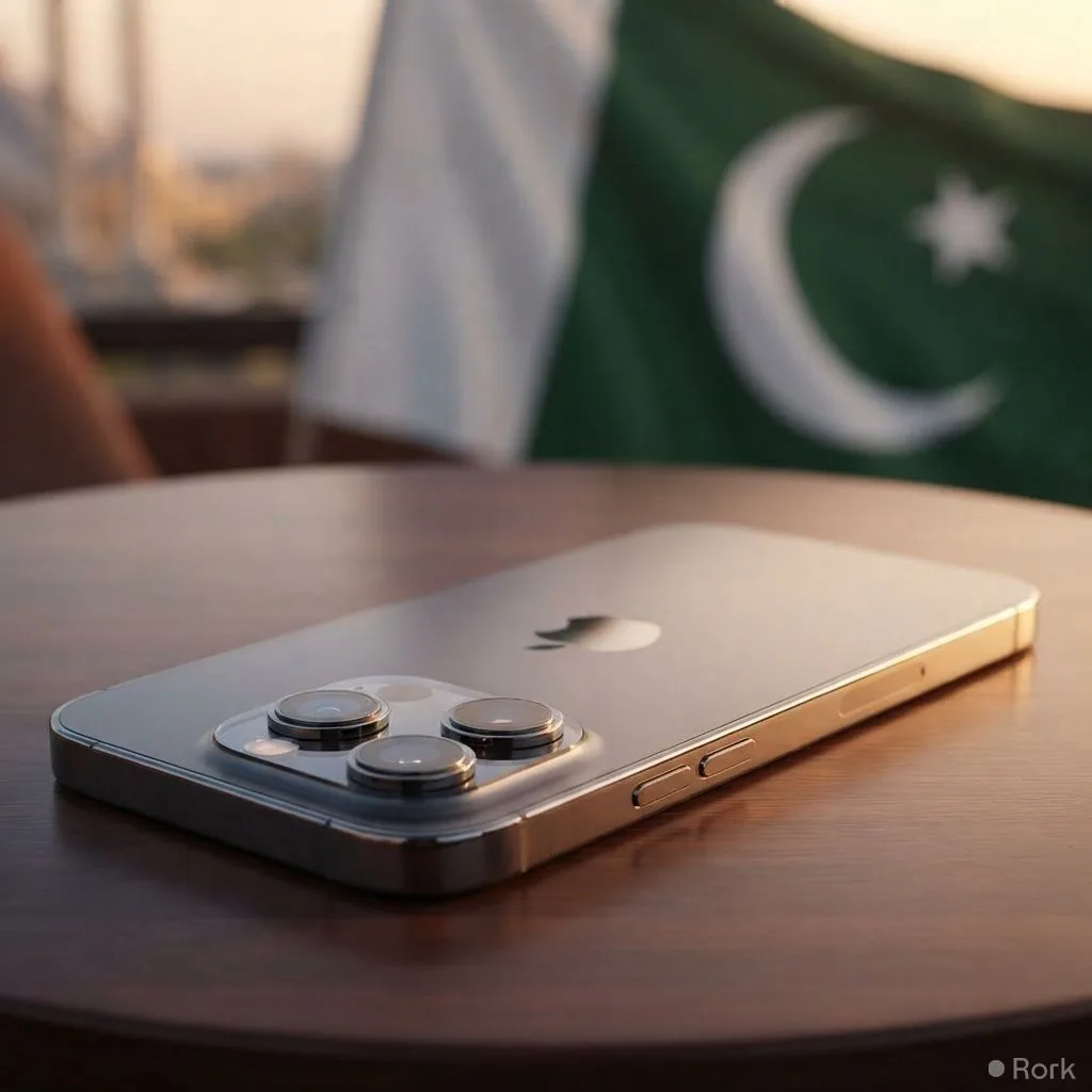AI-generated illustration: iPhone 18 launch set for October 2026, price PKR 250,000 with 17% PTA tax