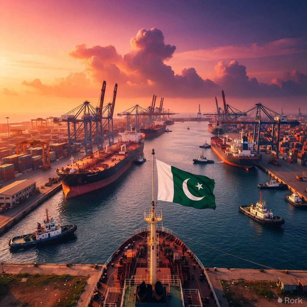 AI-generated illustration: Moody's says Pakistan weathered 2024 Hormuz closure better than the 2022 oil crisis