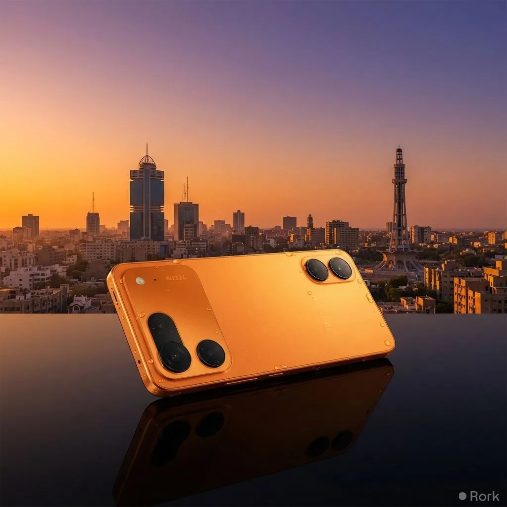 AI-generated illustration: Tecno launches Spark 50 Pro in Pakistan with 60W fast charge, 6000 mAh battery at PKR 74,999