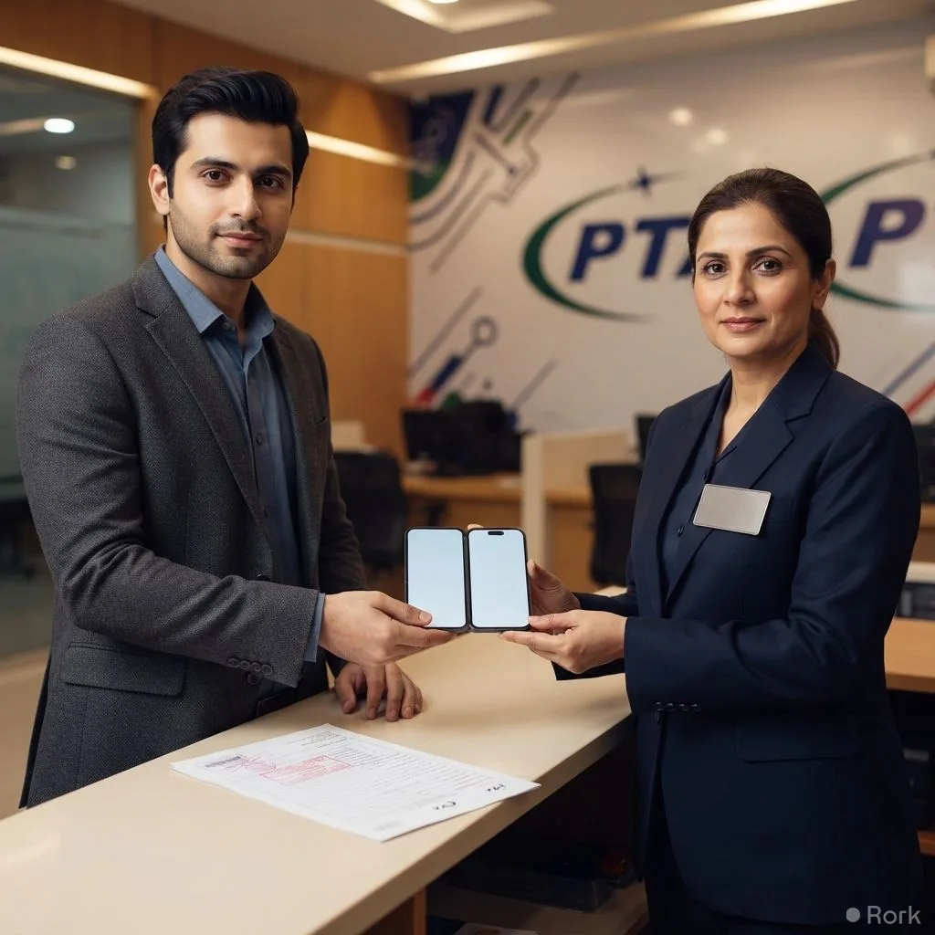 AI-generated illustration: PTA Estimates Registration Tax Up to PKR 353,000 for Apple iPhone Duo in Pakistan