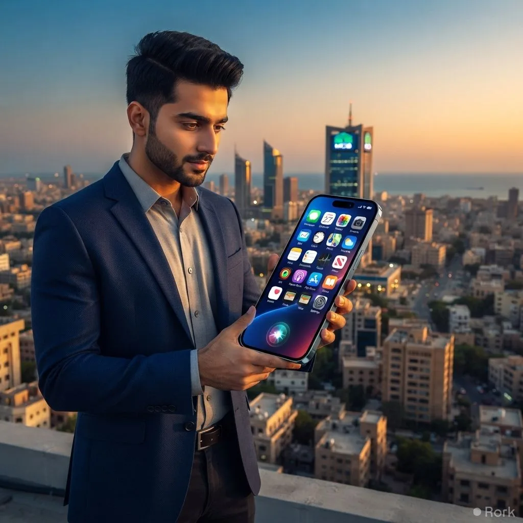 AI-generated illustration: iOS 27 slated for release in Pakistan on October 15, bringing seven major feature upgrades