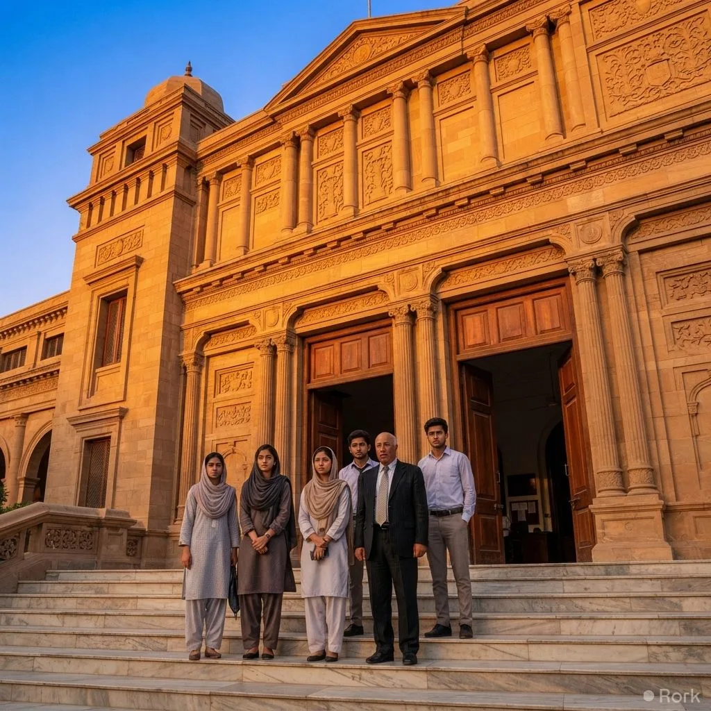 AI-generated illustration: Lahore High Court bars Punjab medical colleges from expelling Afghan students
