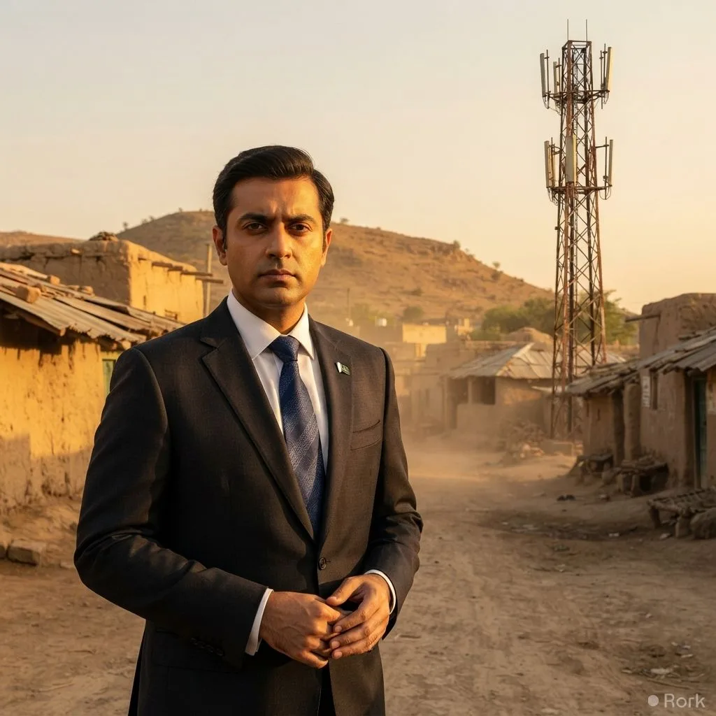 AI-generated illustration: MNA Says He’s Ashamed as Mobile Service Remains Absent in His Constituency