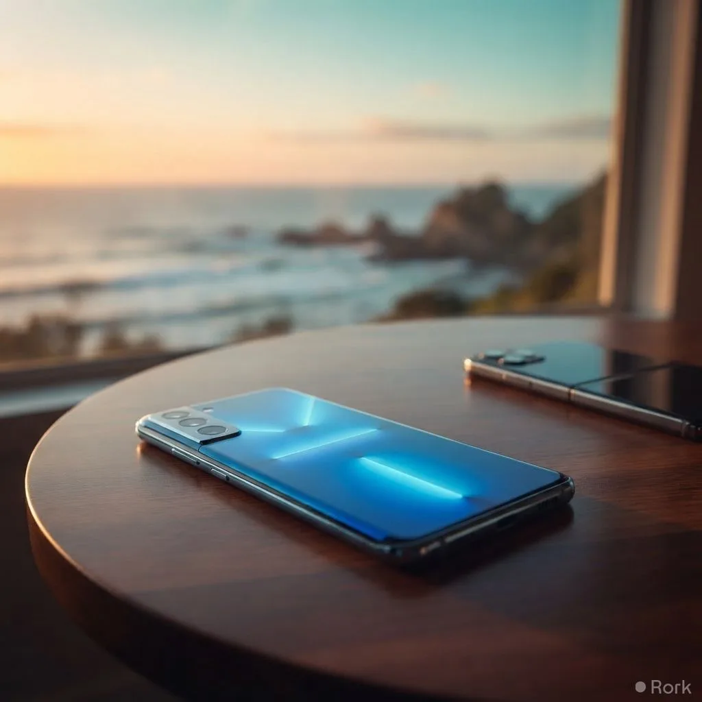 AI-generated illustration: Samsung New Zealand Claims Tim Cook Has Switched to a Galaxy Phone Amid Apple’s Foldable iPhone Launch