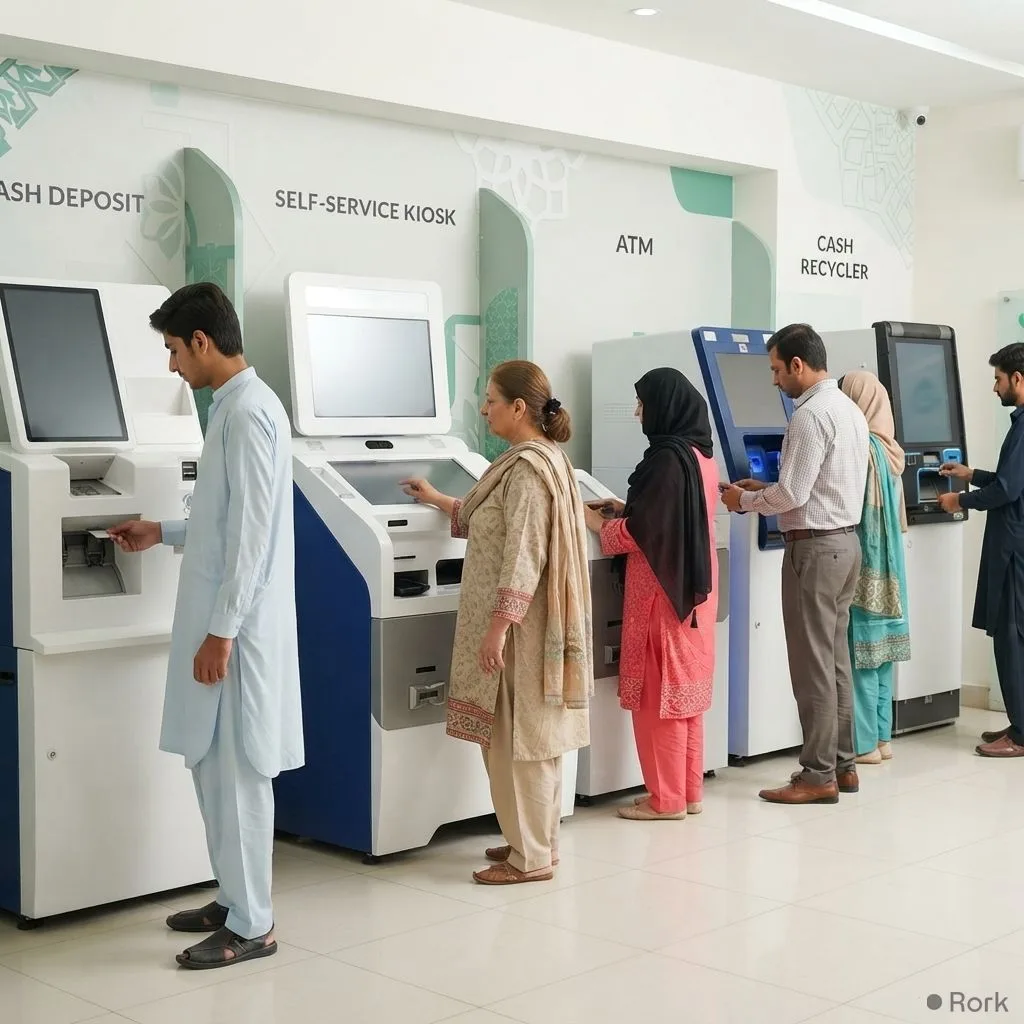 AI-generated illustration: TouchPoint Launches DIY Banking Platform for ABHI Microfinance Bank Using QMatch