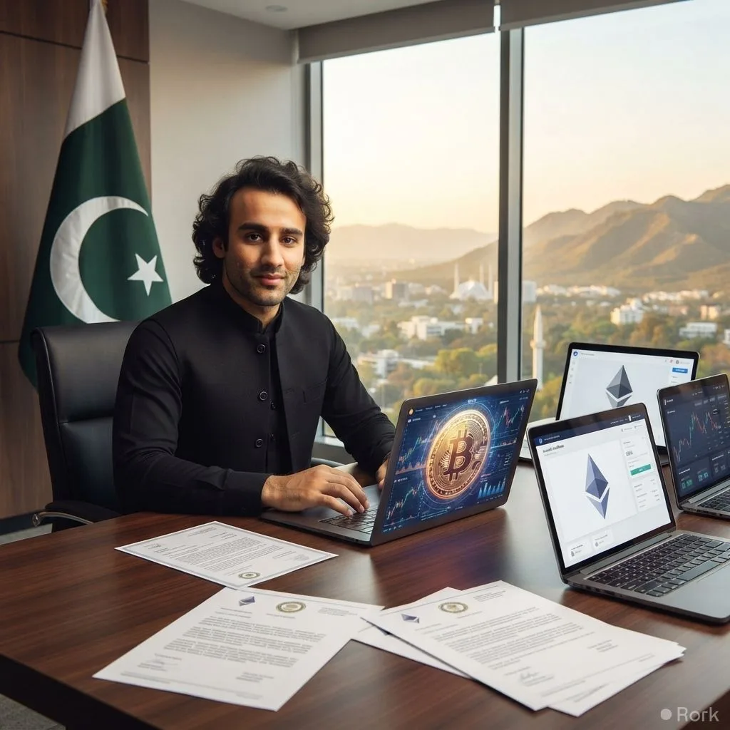 AI-generated illustration: Around 70 global crypto exchanges apply for licences to operate in Pakistan, PVARA says