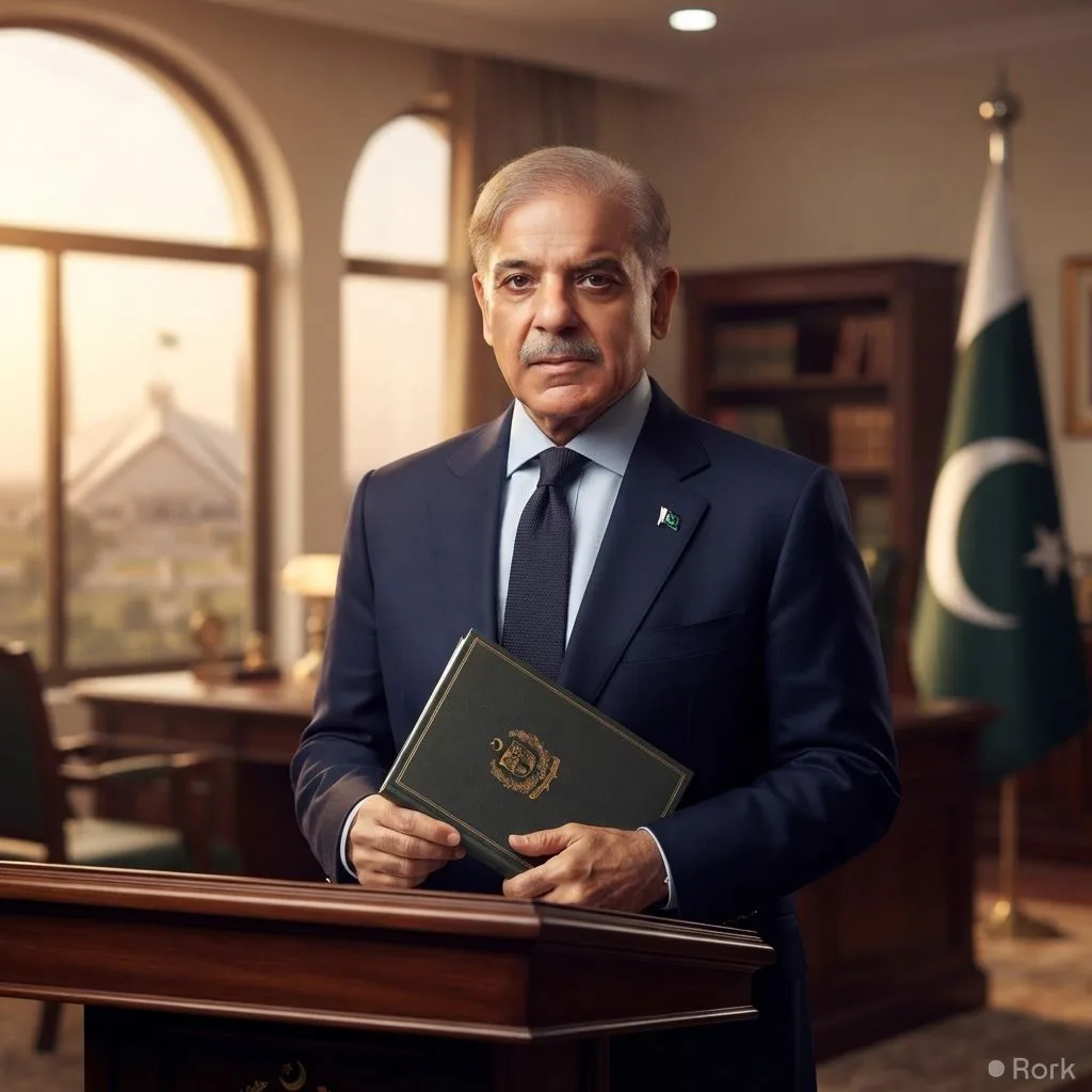 AI-generated illustration: PM Shehbaz Sharif authorizes up to Rs 2 crore for families of federal employees killed on duty