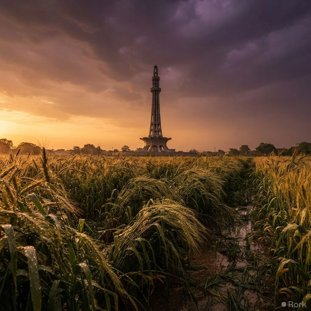 AI-generated illustration: Punjab braces for ninth monsoon spell, expected to last until September 17