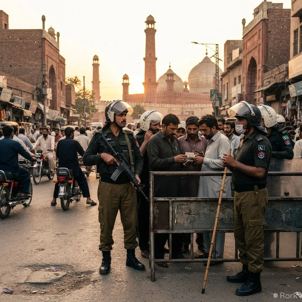 AI-generated illustration: Punjab government imposes Section 144 statewide following threats of suicide bombings and VBIED attacks