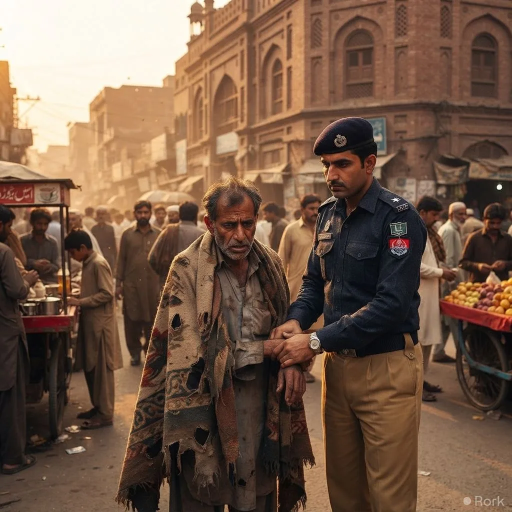 AI-generated illustration: Punjab enacts up to Rs 300,000 fine and 3‑year jail terms for organised begging