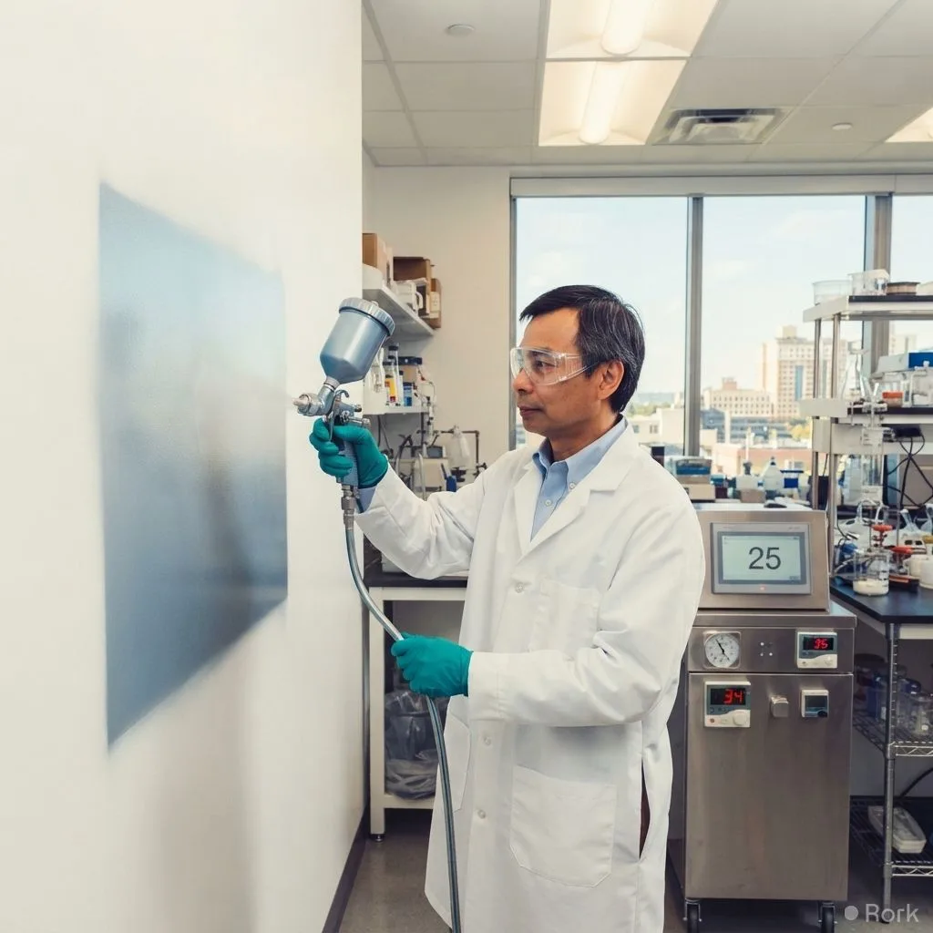 AI-generated illustration: Chinese Researchers Unveil Super‑Cooling Paint That Maintains Indoor Temperatures at 25°C