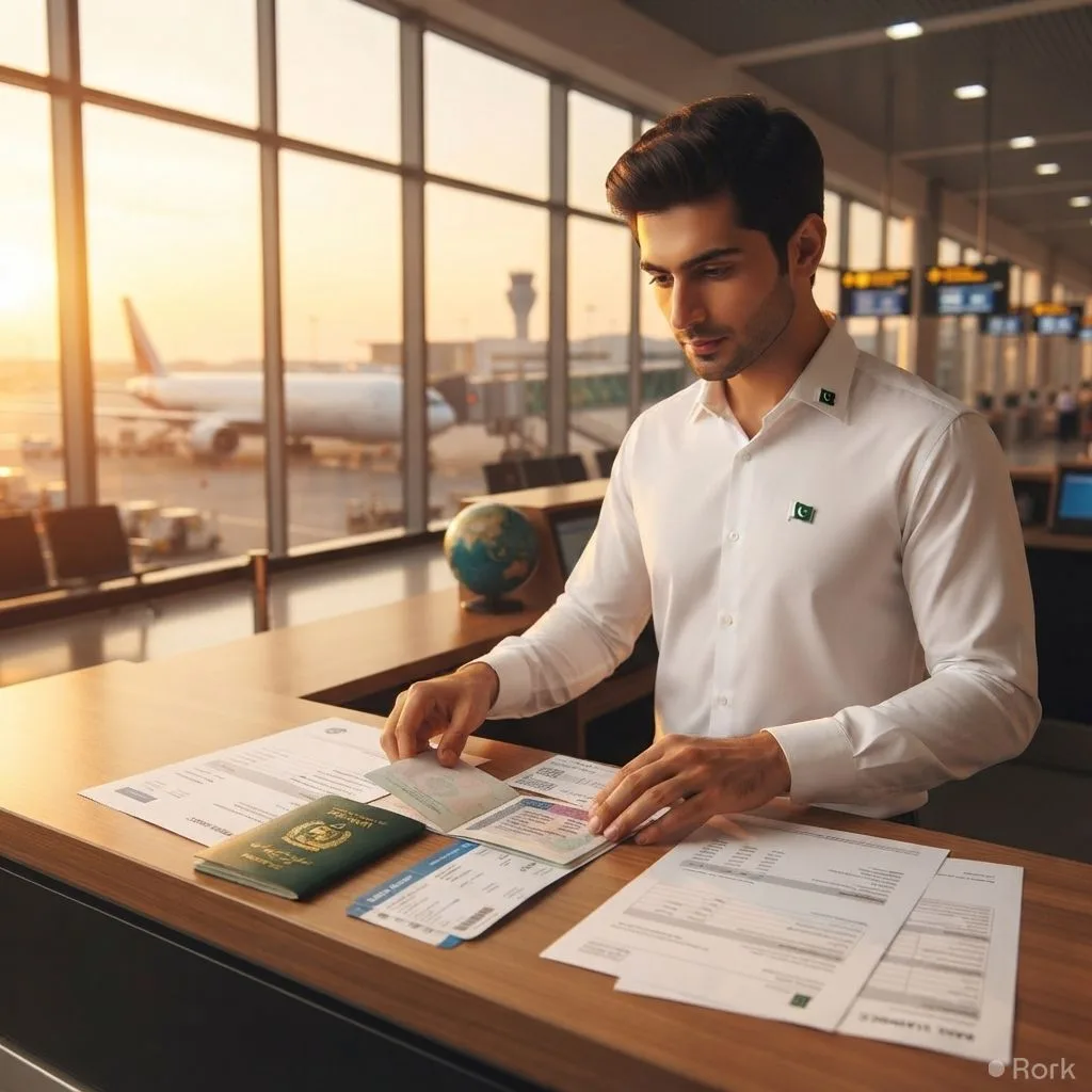 AI-generated illustration: Verified Pakistan outlines ten essential documents Pakistani travelers must have for international trips in 2026