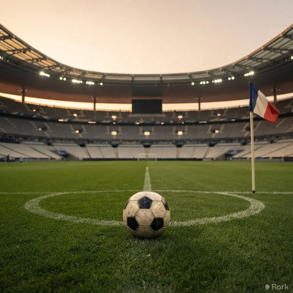AI-generated illustration: Mbappe Says France Would Never Let Him Play International Football Until Age 41 Like Ronaldo