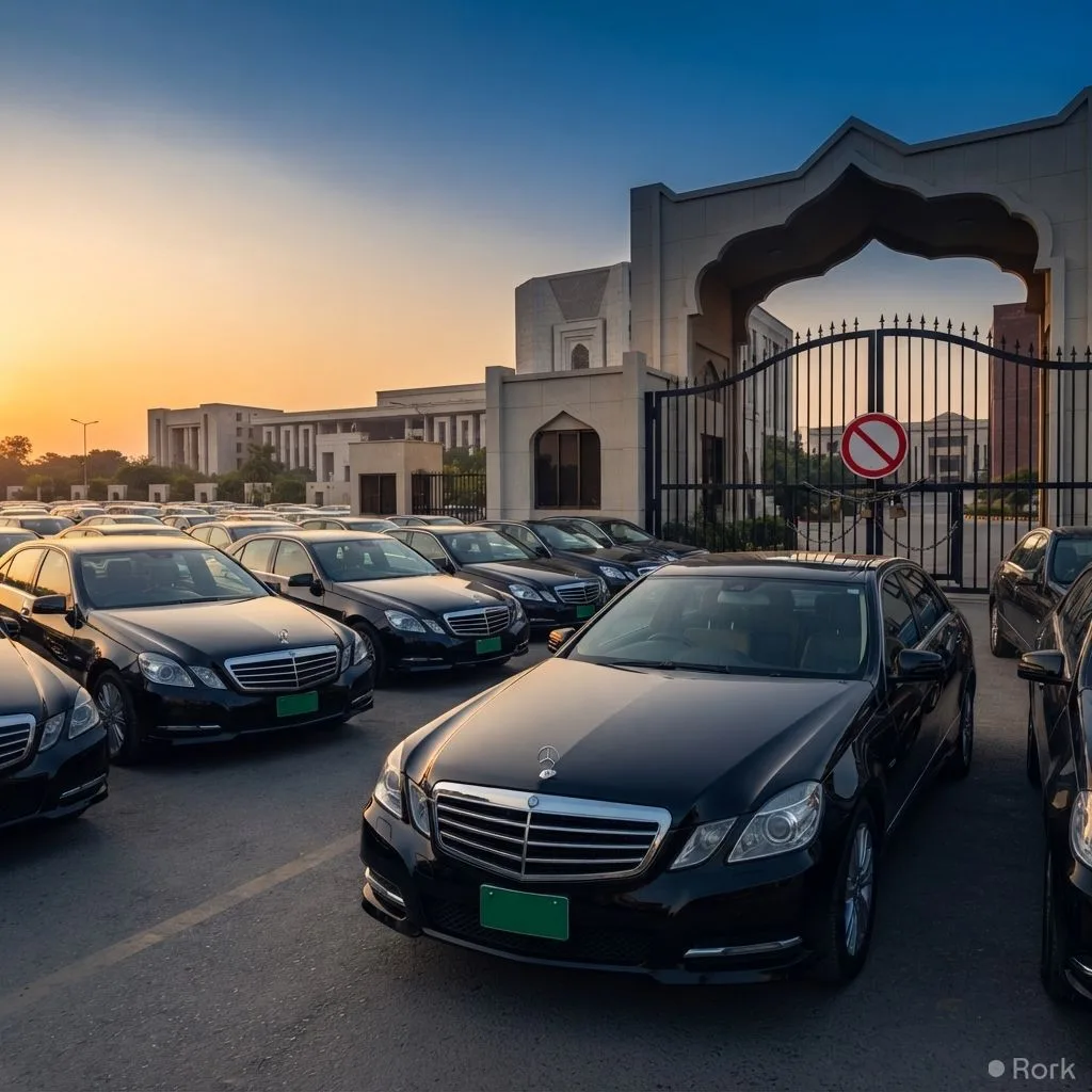 AI-generated illustration: Prime Minister approves ban on all new vehicle purchases for government agencies