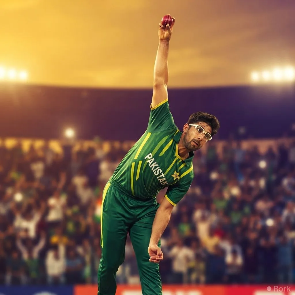 AI-generated illustration: Abrar Ahmed Becomes ICC Men's T20I Bowler No. 1, Surpassing Global Peers