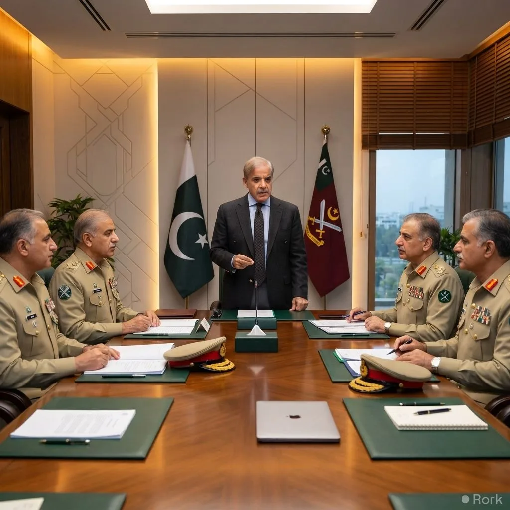 AI-generated illustration: PM Shehbaz says civil‑military leadership will jointly boost Pakistan's economy