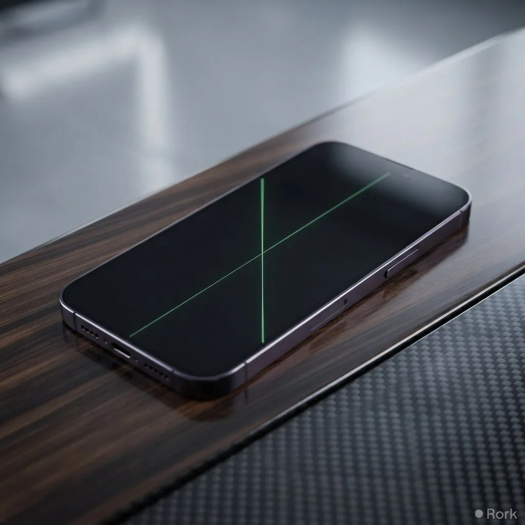AI-generated illustration: iPhone 18 Pro users report Face ID failures and false green‑line display warnings