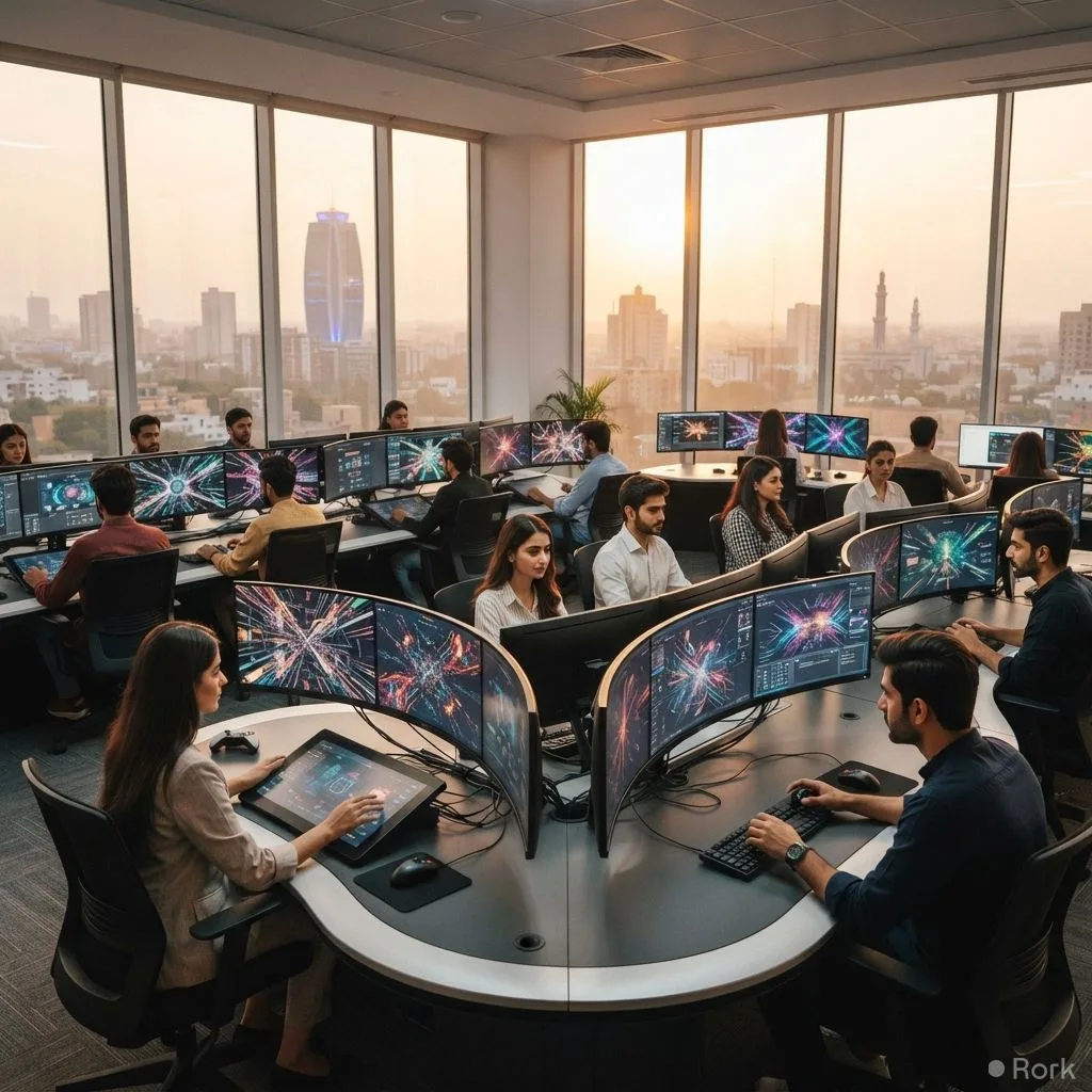 AI-generated illustration: Skill‑based games boost casino revenues by 23% in Pakistan’s online market, 2026 report shows