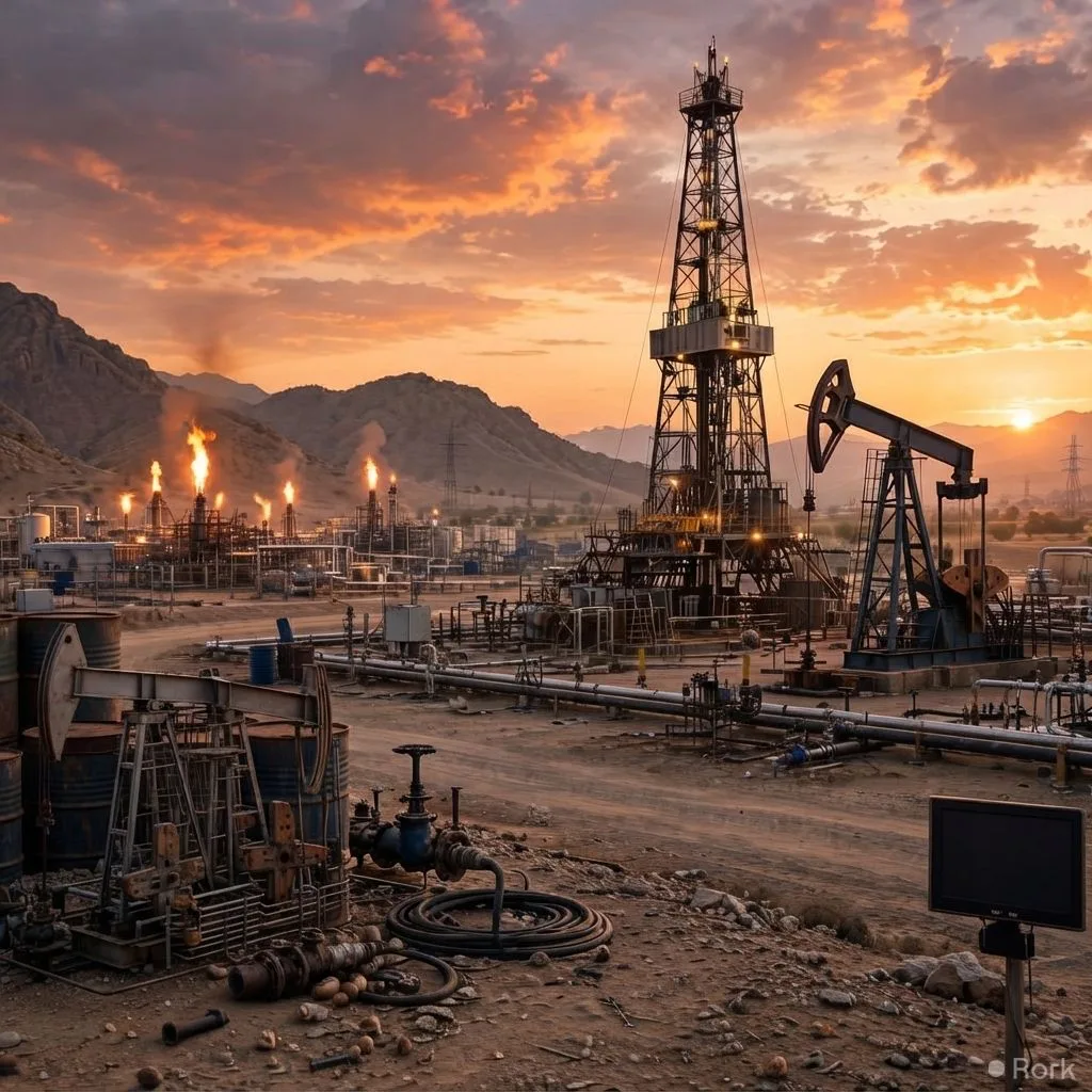 AI-generated illustration: Pakistan’s recoverable oil and gas reserves now estimated to sustain production for up to 19 years