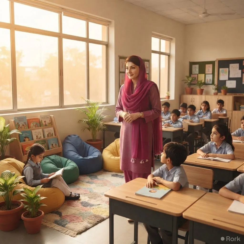 AI-generated illustration: Punjab Government Moves to Ban Corporal Punishment in Schools, Introduces Discipline Corners
