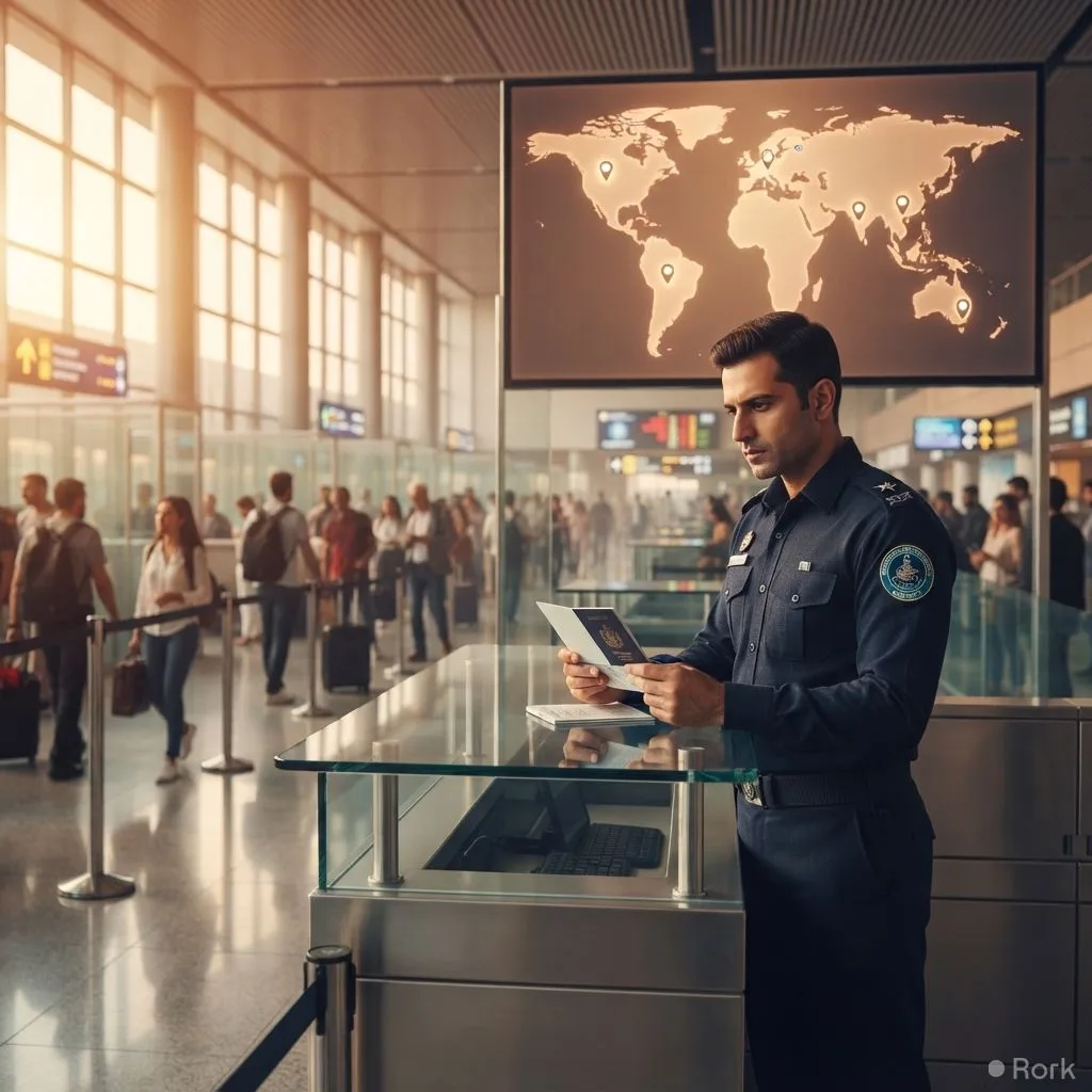 AI-generated illustration: FIA expands overseas network to eight countries, enabling tracking and arrest of Pakistanis abroad