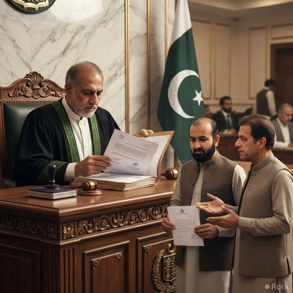 AI-generated illustration: Anti-Terrorism Court Drops Contempt Case Against Adiala Jail Officials After Imaan and Hadi Sign Powers of Attorney
