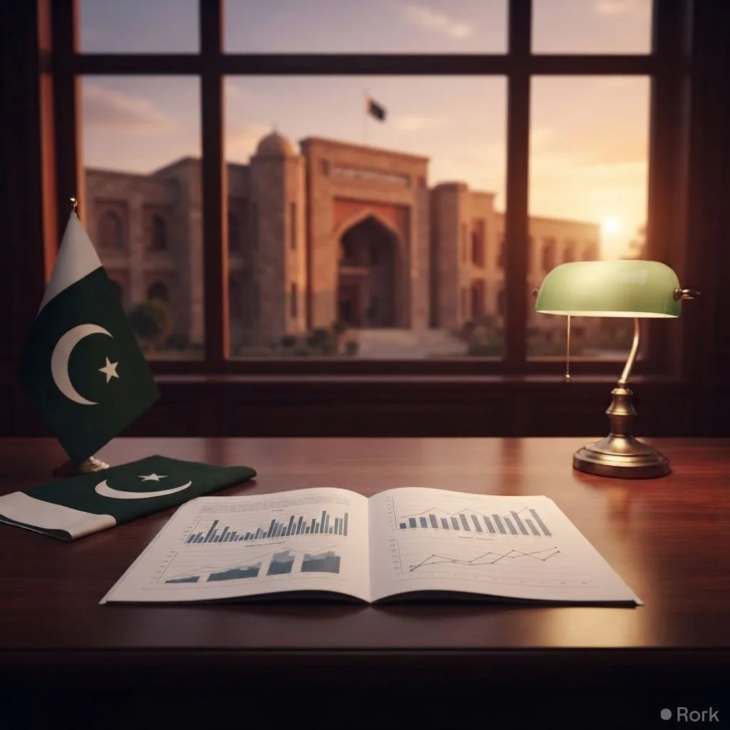 AI-generated illustration: PML‑N KP Chapter Publishes White Paper Blaming PTI‑Led Government for Security and Governance Failures