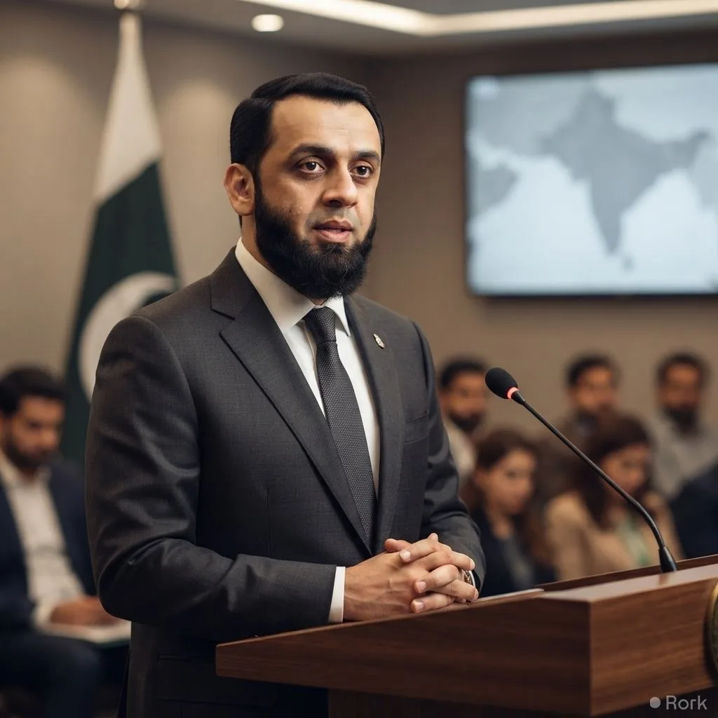 AI-generated illustration: Pakistan's Information Minister urges Taliban regime to abandon militant mindset and adopt a responsible approach