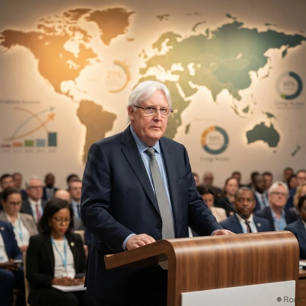 AI-generated illustration: UNDP chief warns overlapping energy, climate and debt crises push developing nations to pandemic‑level stress