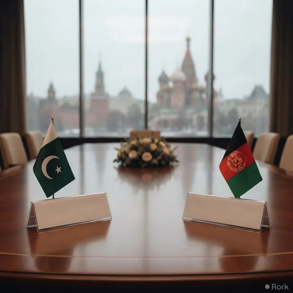 AI-generated illustration: Moscow Format meeting on Afghanistan ends without joint statement as Pakistan and Afghanistan clash