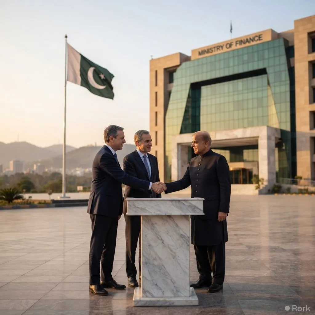 AI-generated illustration: Pakistan and IMF likely to sign staff‑level agreement this week, officials say