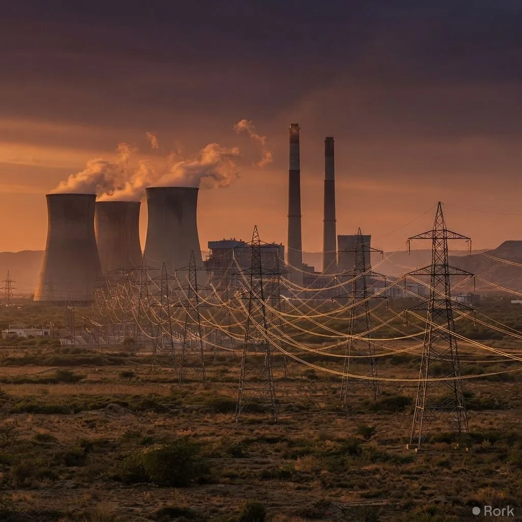 AI-generated illustration: Pakistan’s power shortfall tops 4,000 MW as plants go offline and hydropower drops