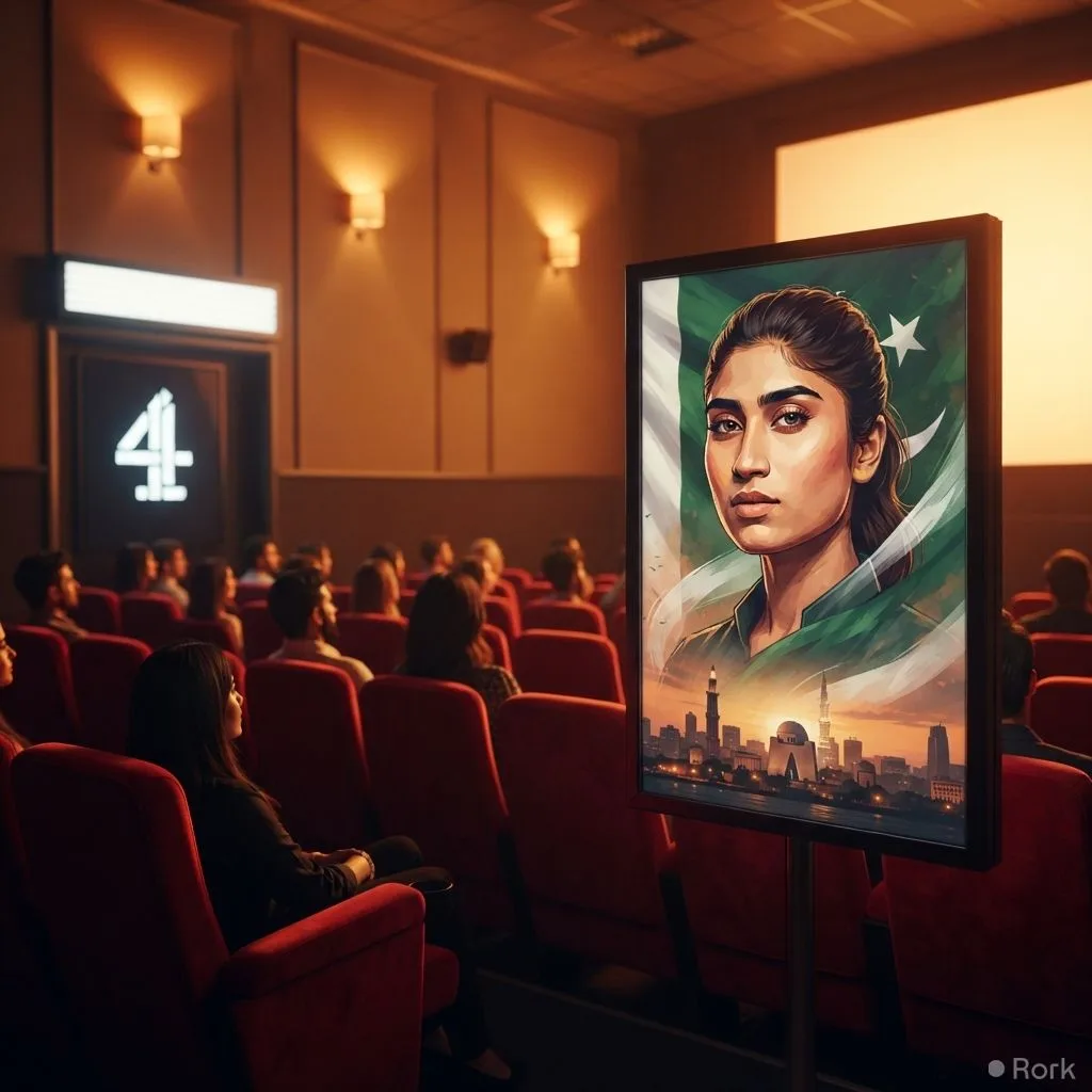 AI-generated illustration: Pakistani film “Wakhri” selected for Channel 4’s South Asian Film Season 2026 in the UK