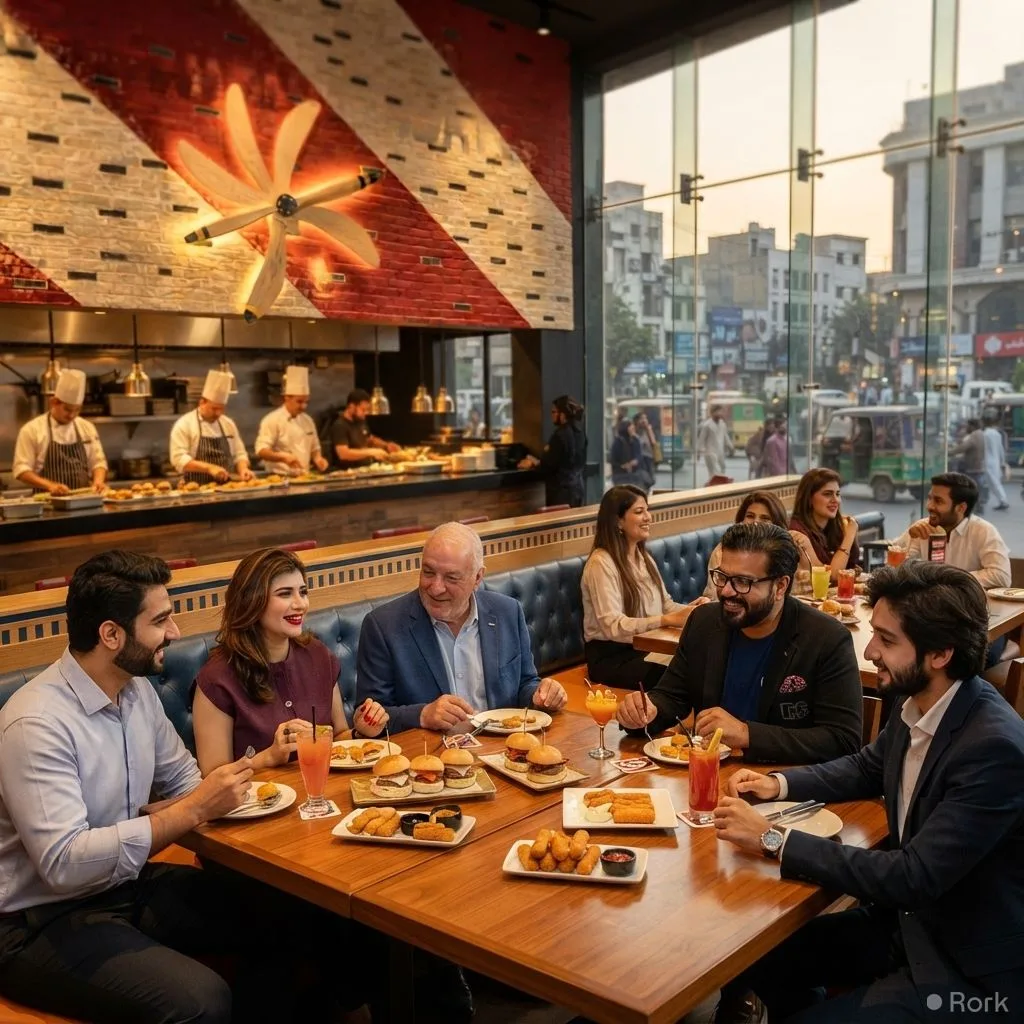 AI-generated illustration: TGI Fridays signs deal with Meerab Hospitality to open 15 restaurants across Pakistan