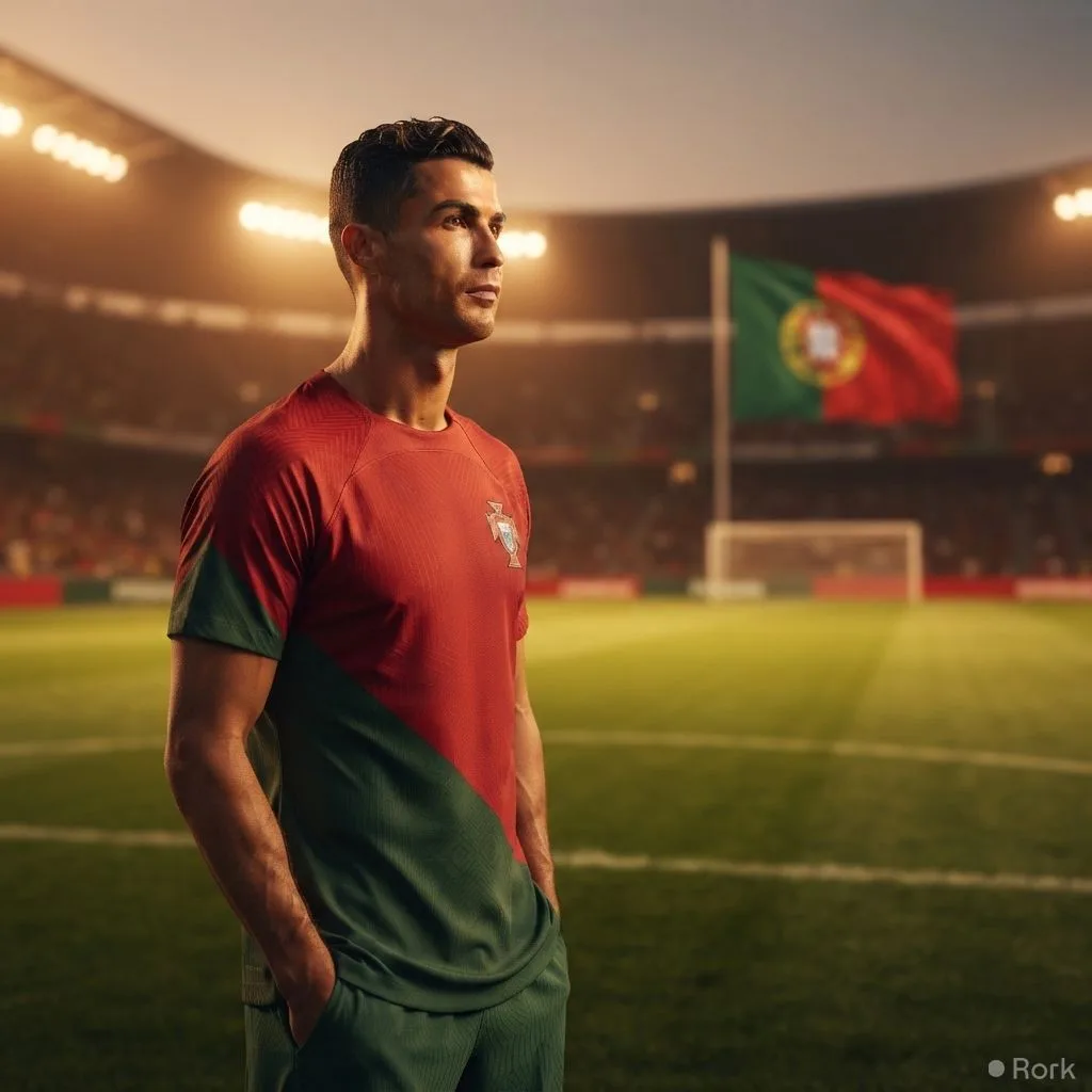 AI-generated illustration: Cristiano Ronaldo Declares He Won’t Play for Portugal While Coach Jorge Jesus Remains