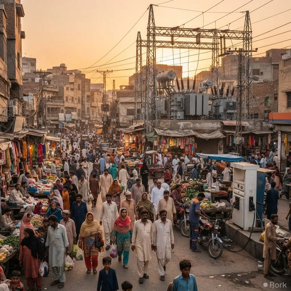 AI-generated illustration: World Bank says nearly half of South Asia’s poorest people reside in Pakistan amid rising energy costs