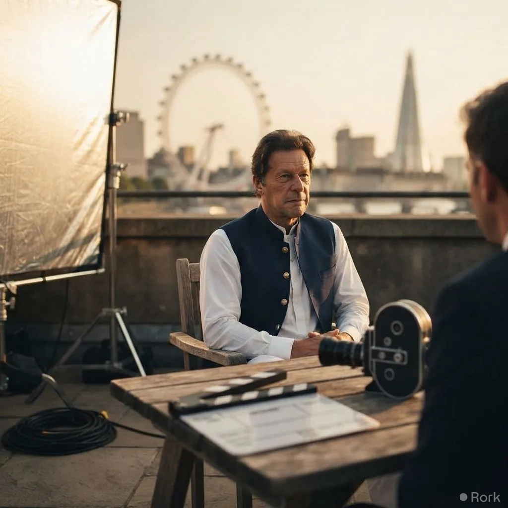 AI-generated illustration: Fans Suggest Emmad Irfani to Portray Imran Khan in Potential Biopic