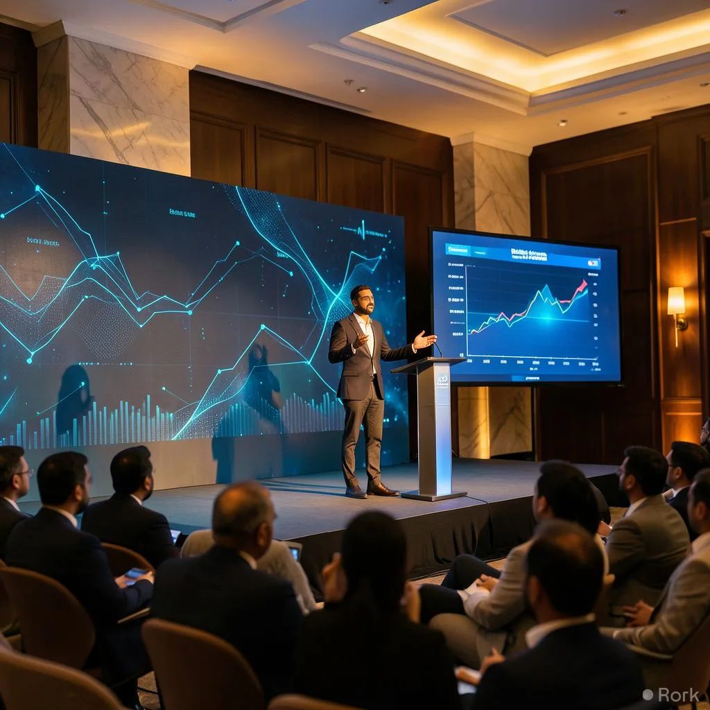 AI-generated illustration: Boltlike Solutions launches next‑gen audience intelligence ecosystem at MADsemble 2026 in Lahore