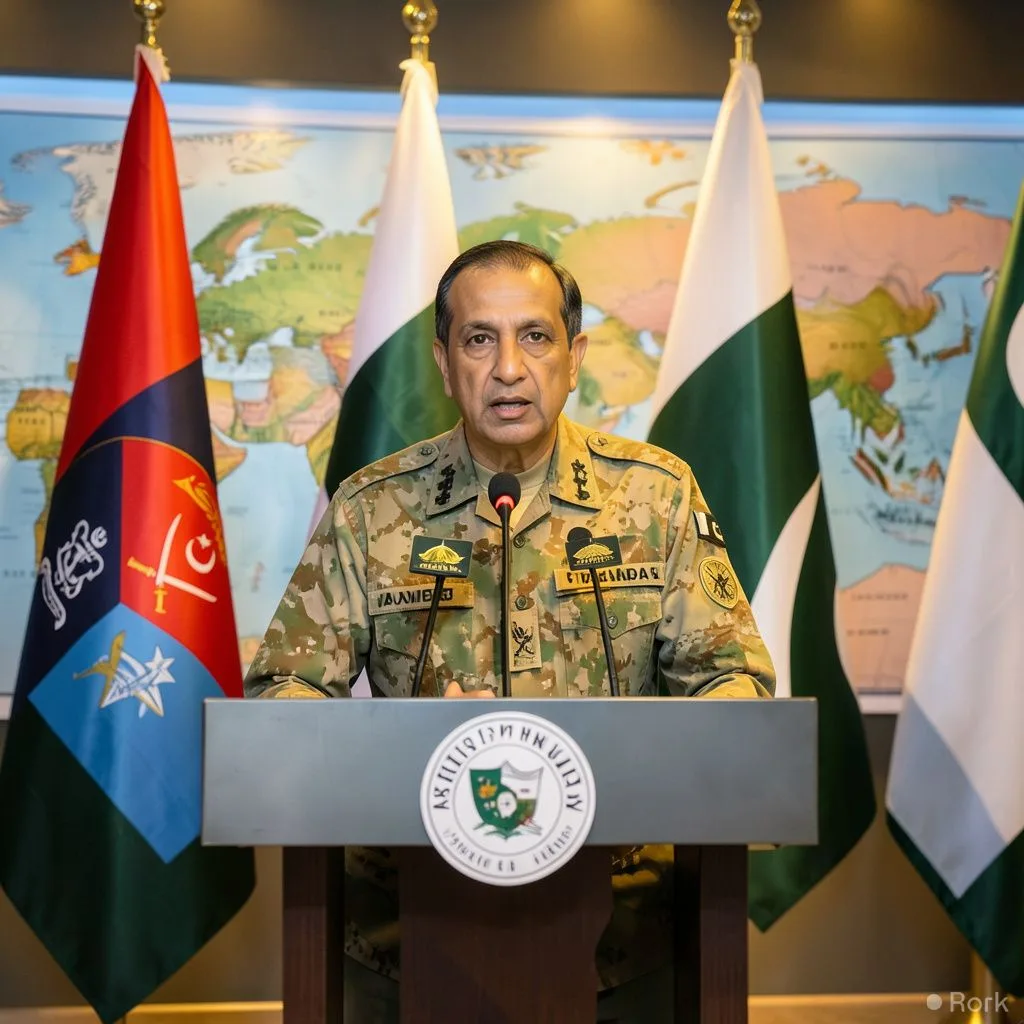 AI-generated illustration: Pakistan's ISPR vows to act as honest broker, keeping Makkah Accord defensive to curb Middle East conflict spread