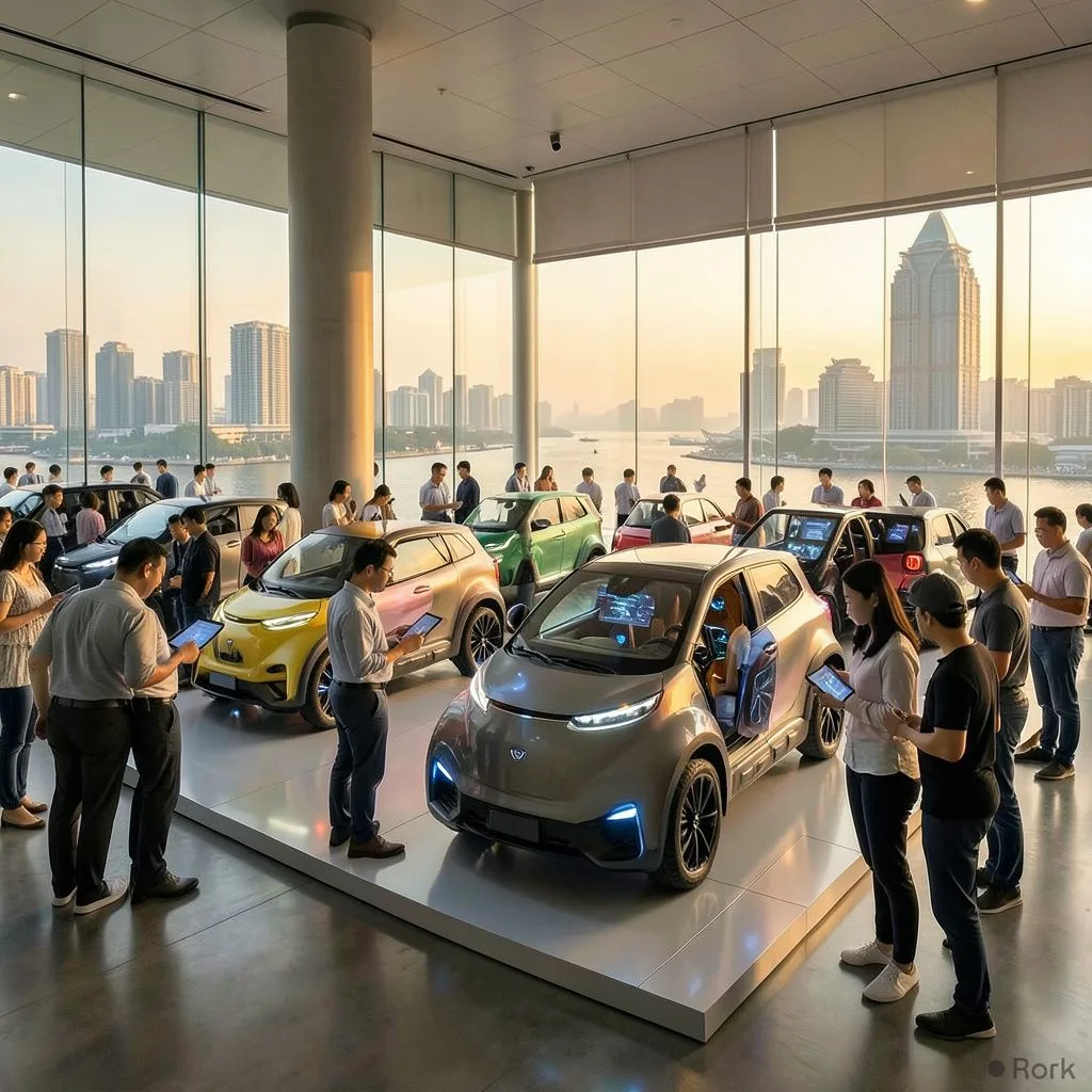 AI-generated illustration: iCAUR Holds International User Summit in Wuhu, China from Oct 19‑23, Showcasing Personalized Vehicle Experiences