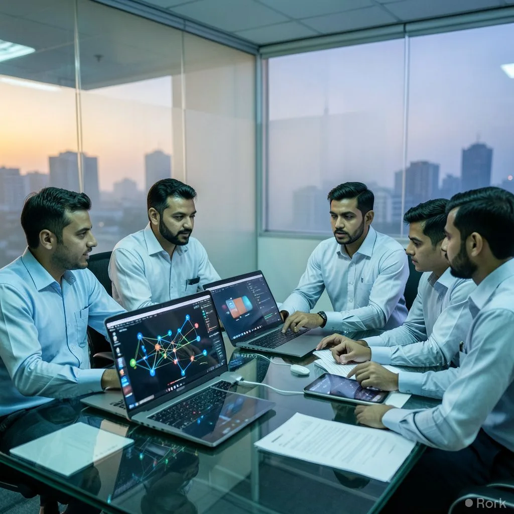 AI-generated illustration: FIA Launches Probe into Rs 120 billion Online Gambling Network Tied to Easypaisa and JazzCash Accounts