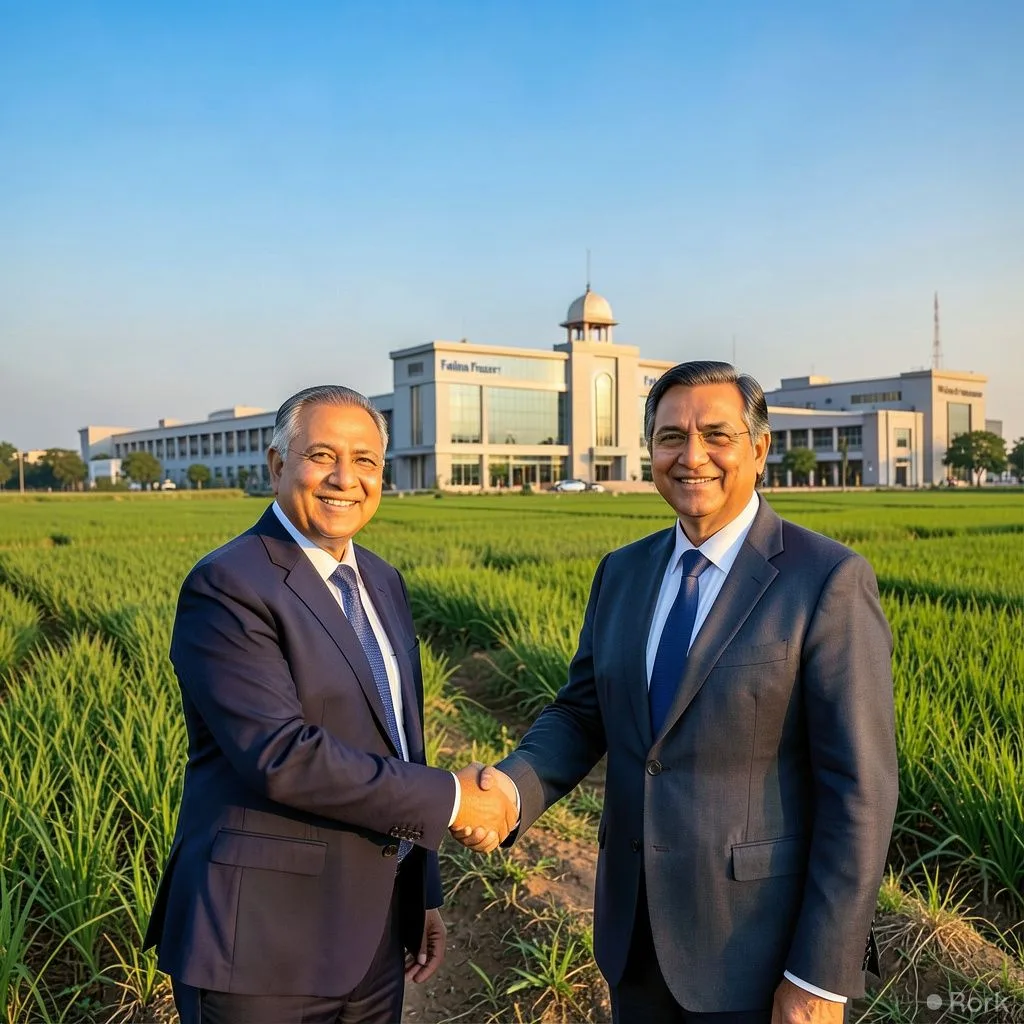 AI-generated illustration: Fatima Fertilizer Becomes First Firm to Partner with Punjab’s EP&CCD for Sustainability