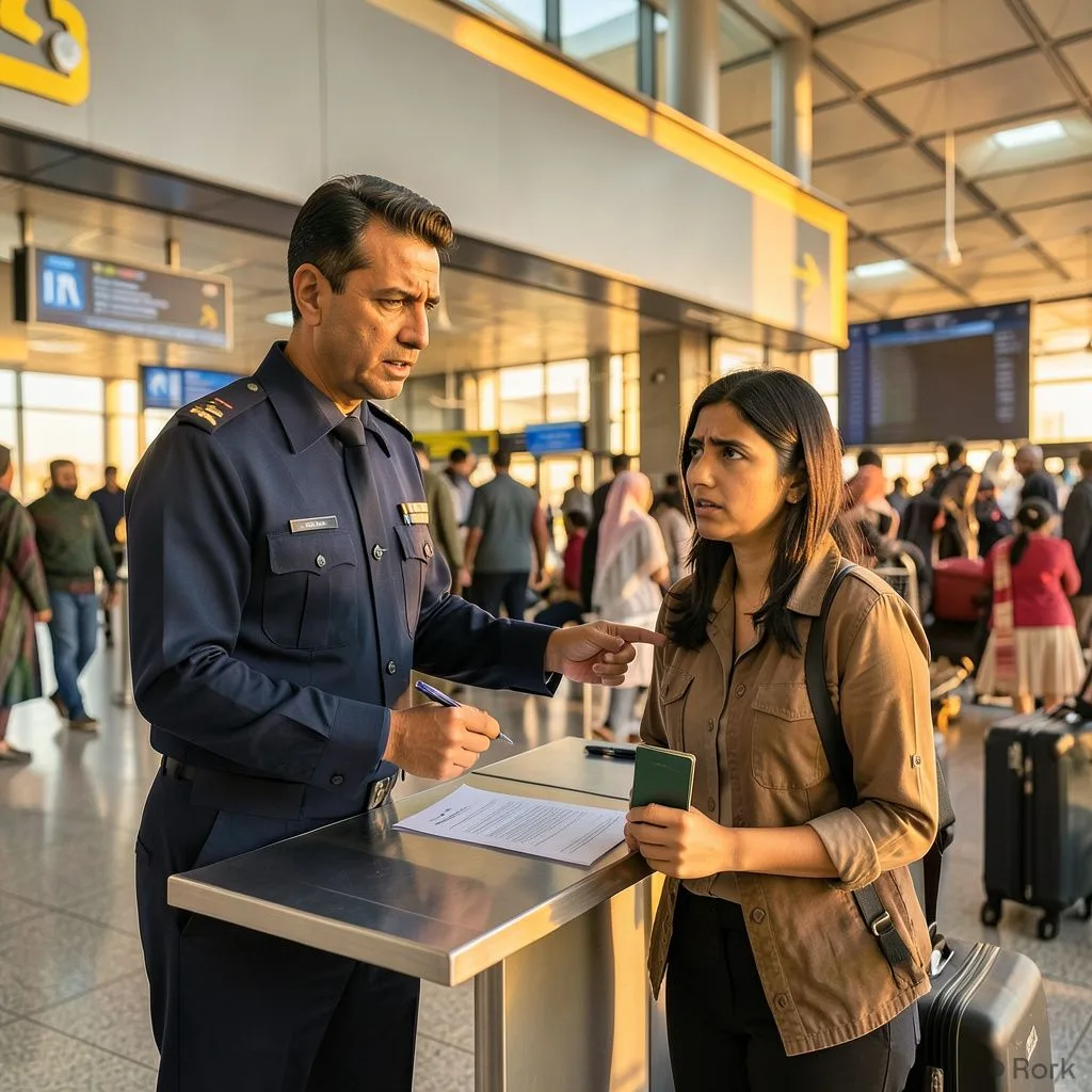 AI-generated illustration: FIA Requires Written Orders Before Offloading Passengers at Airports