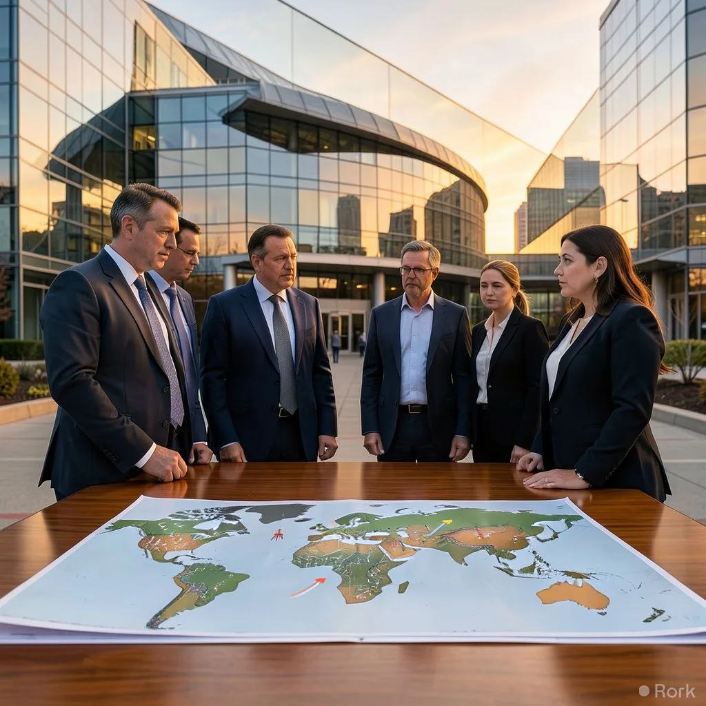 AI-generated illustration: IMF warns oil‑importing developing nations must slash spending as Iran war drives energy prices up and forecasts global