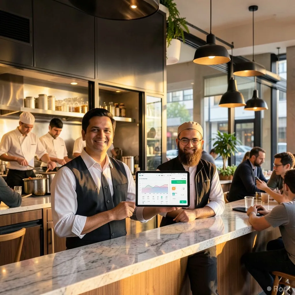 AI-generated illustration: Blink launches Blink Pay to unify payments for Pakistan’s restaurants and cafés