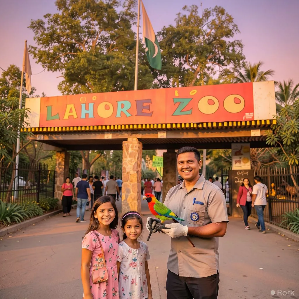 AI-generated illustration: Lahore Zoo Launches Temporary Adoption Program Allowing Citizens to Care for Animals
