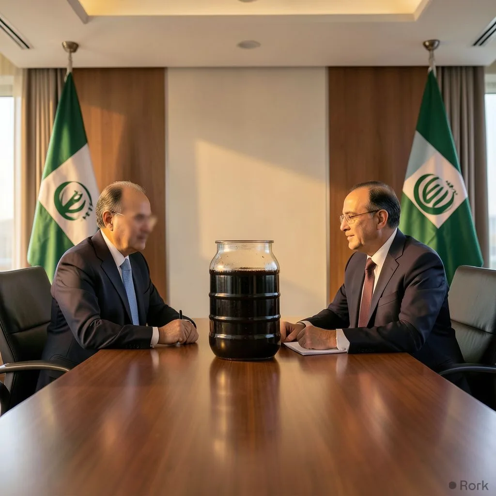 AI-generated illustration: Pakistan seeks $6.7 billion oil financing from Saudi Arabia over 15 years
