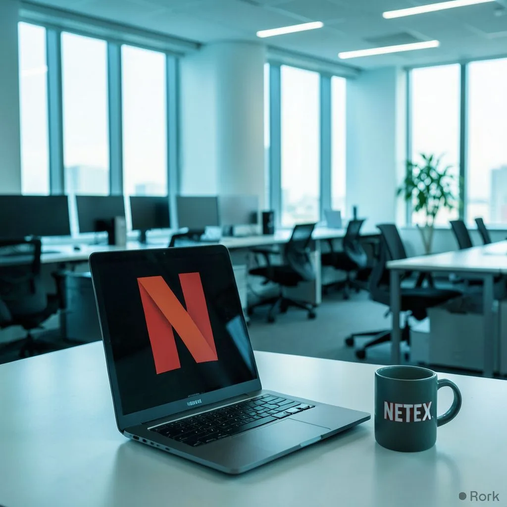 AI-generated illustration: Netflix announces layoff of about 1,000 employees, roughly 6% of its global workforce